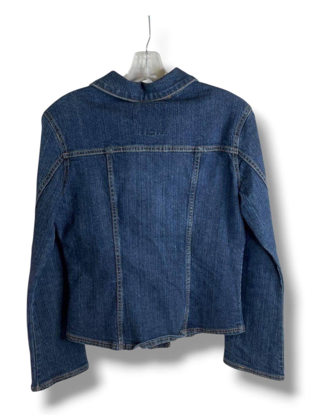 Bitten by Sarah Jessica Parker Y2K Blue Denim Jean Jacket Size Large - Picture 3 of 8